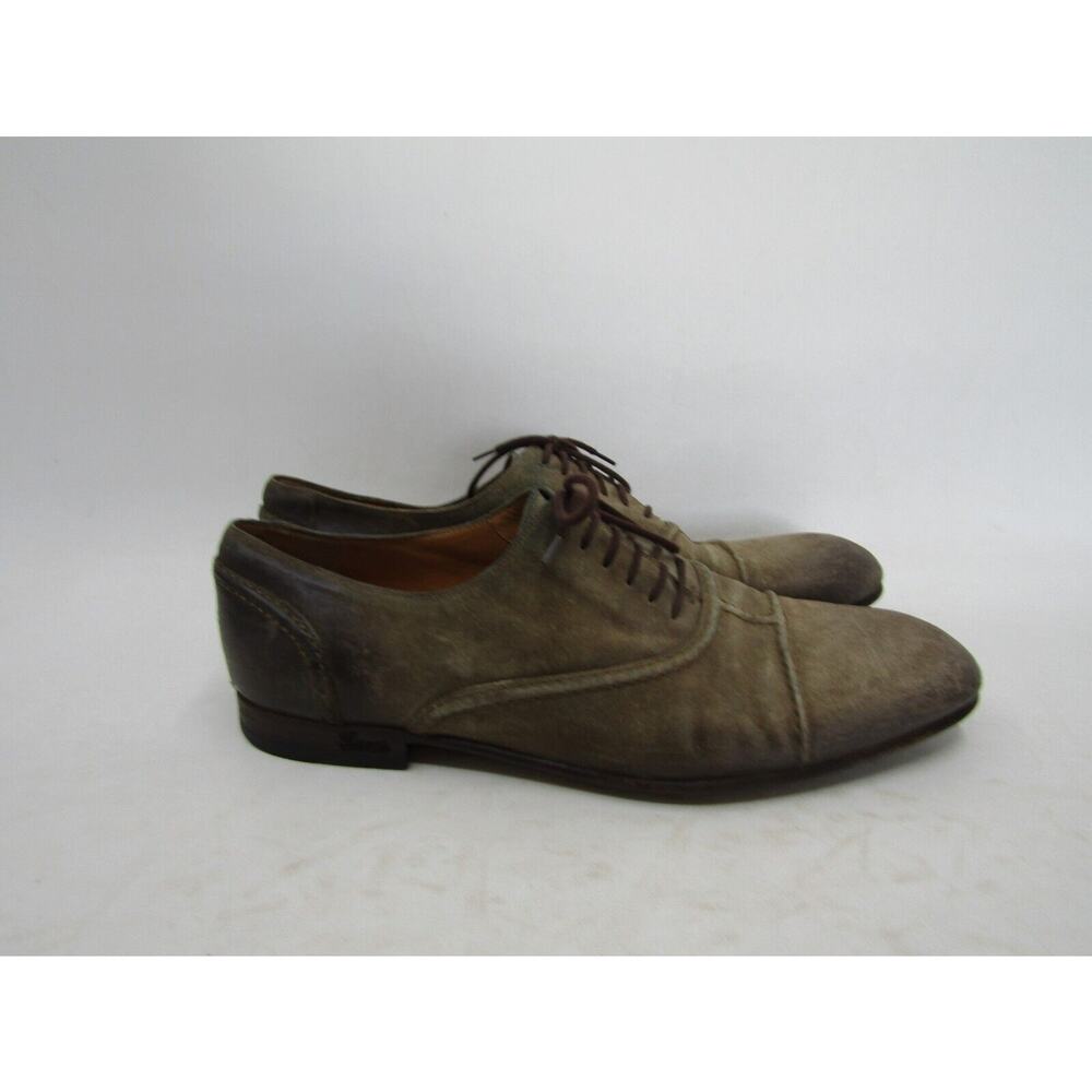 Gucci Mens Size 9 D Brown Suede Oxford Dress Shoes - Picture 3 of 11